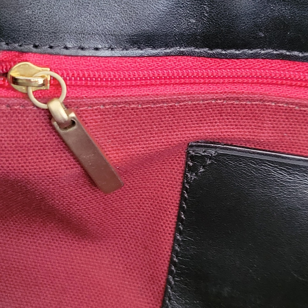 Vtg Burberry London Nova Check Wool Baguette Shoulder Bag Tan Black Leather Trim - Picture 13 of 16